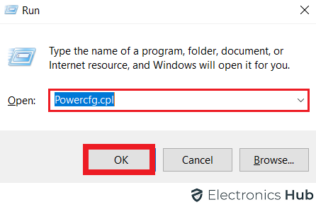 plan d'énergie dans Windows