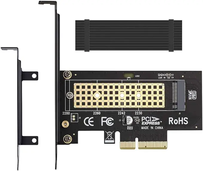 MHQJRH M.2 NVMe à PCIe 3.0 x4