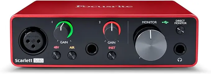 Interface Audio Focusrite Scarlett Solo 3e Génération