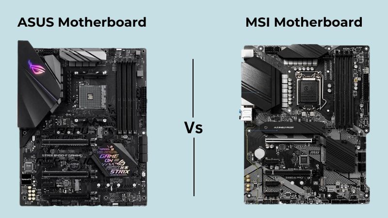 Asus contre MSI : Quelle carte mère est meilleure ?