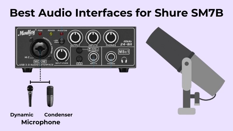 Les 5 meilleures interfaces audio à associer avec votre Shure SM7B