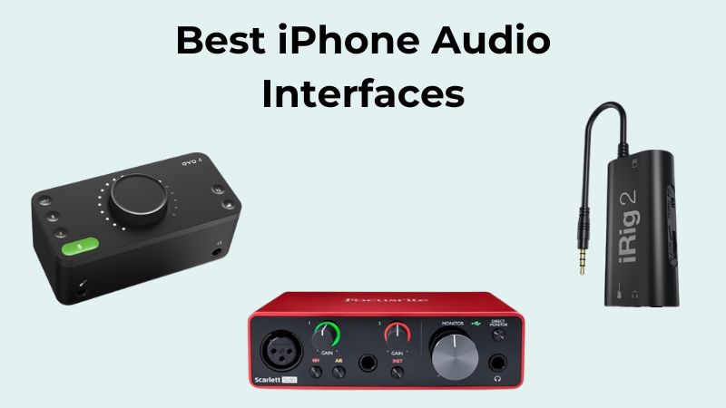 5 Meilleures Interfaces Audio pour iPhone