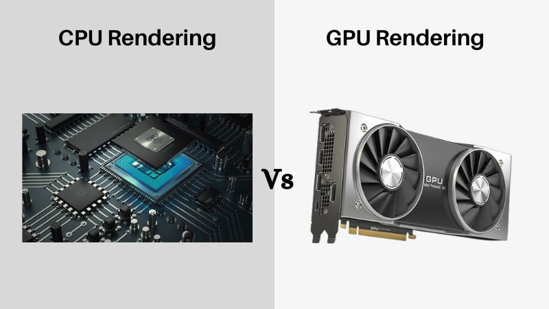 Rendu CPU vs GPU : Quelle est la différence ?