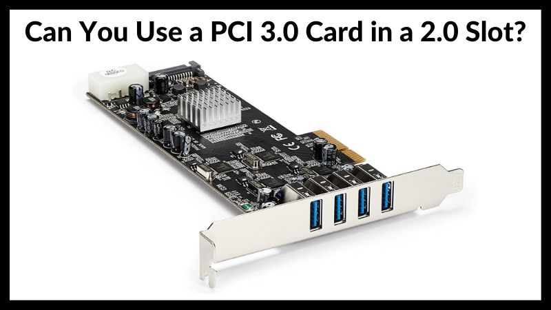 Peut-on utiliser une carte PCIe Express 3.0 dans un slot 2.0 ? Peut-on utiliser une carte PCIe Express 3.0 dans un slot 2.0 ?