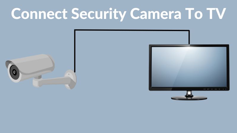 Connecter une caméra de sécurité à la télévision