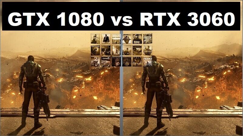 GTX 1080 contre RTX 3060
