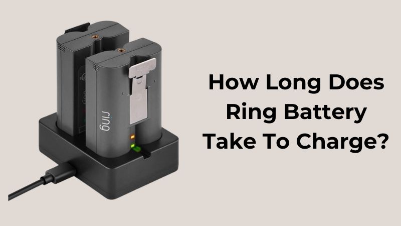 Combien de temps faut-il pour recharger la batterie Ring ?
