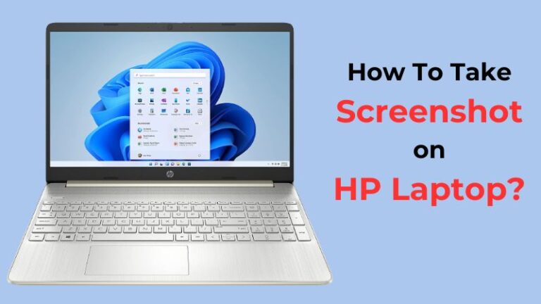 Comment faire une capture d’écran sur un ordinateur portable HP ?