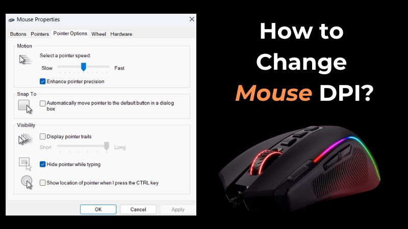 Comment modifier le DPI de la souris sur Windows et Mac ?