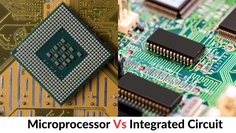 Microprocesseur contre Circuit Intégré