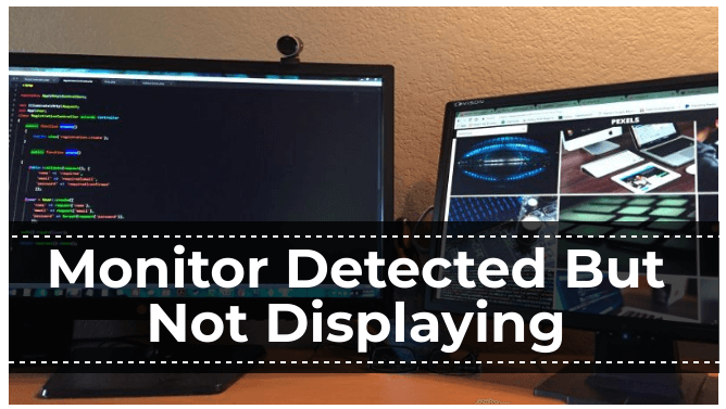 Moniteur Secondaire Windows Détecté Mais Non Affiché