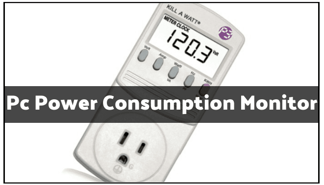 Moniteur de consommation électrique pour PC