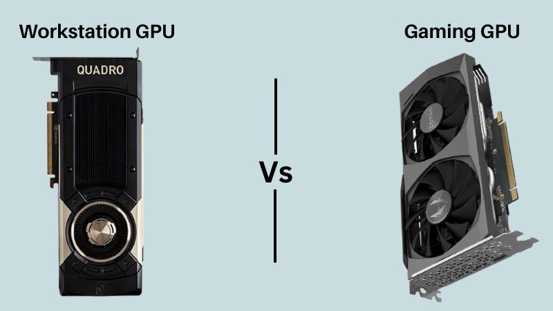 GPU de station de travail contre GPU de jeu : Quelle est la différence ?