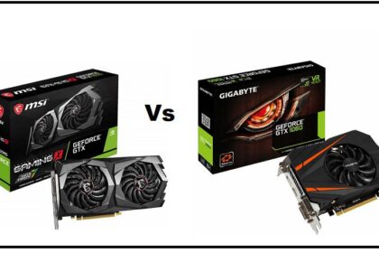 Nvidia GTX 1650 contre GTX 1060