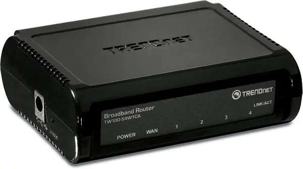 TRENDnet 4-Port Broadband Router
