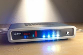 Comment réparer un modem Spectrum qui clignote bleu et blanc ?