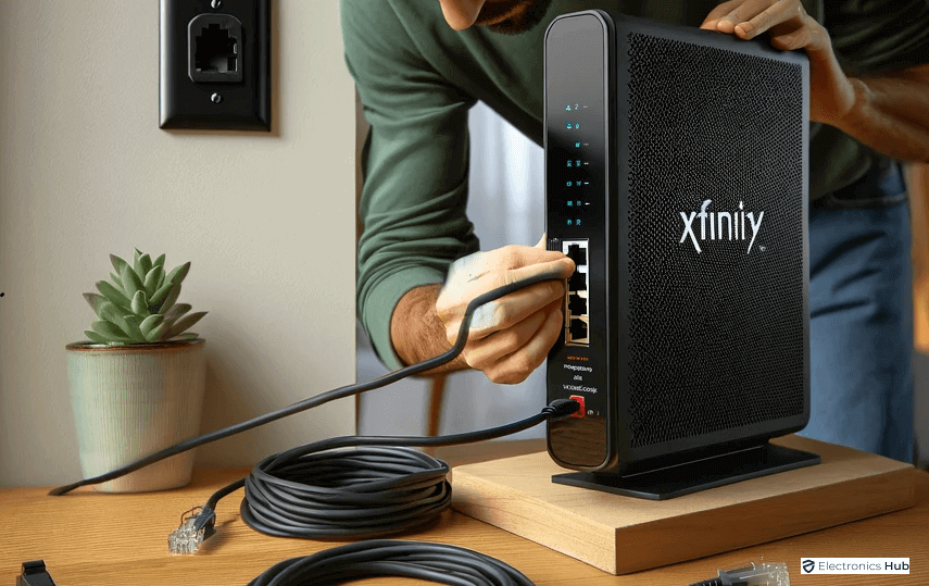 Xfinity modem router cable connections